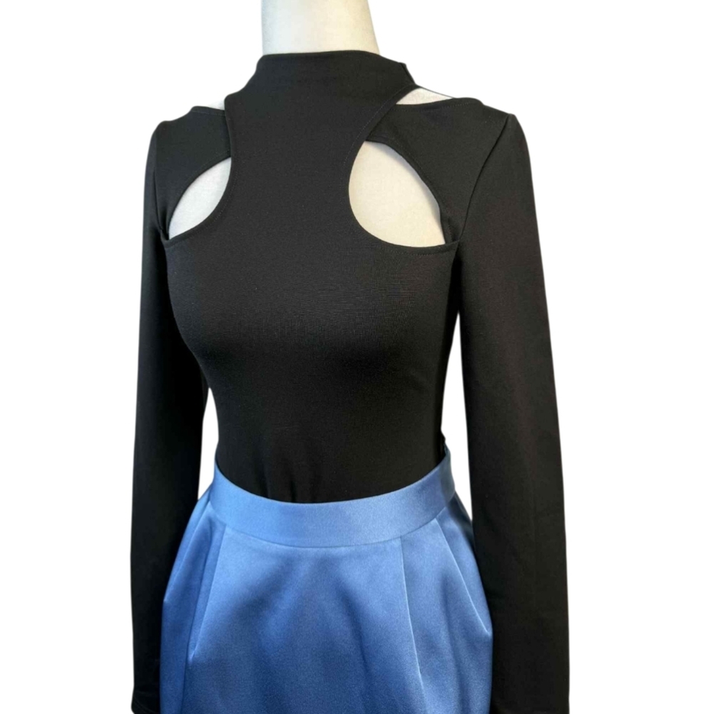 Nicholas Cut-out Body con long sleeves body suit